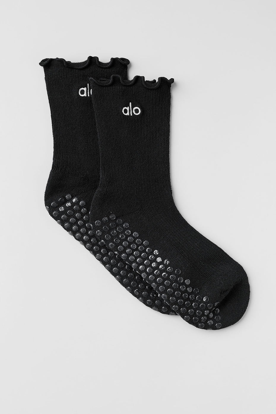 Chaussettes Anti-Dérapantes Lettuce Edge - Noir