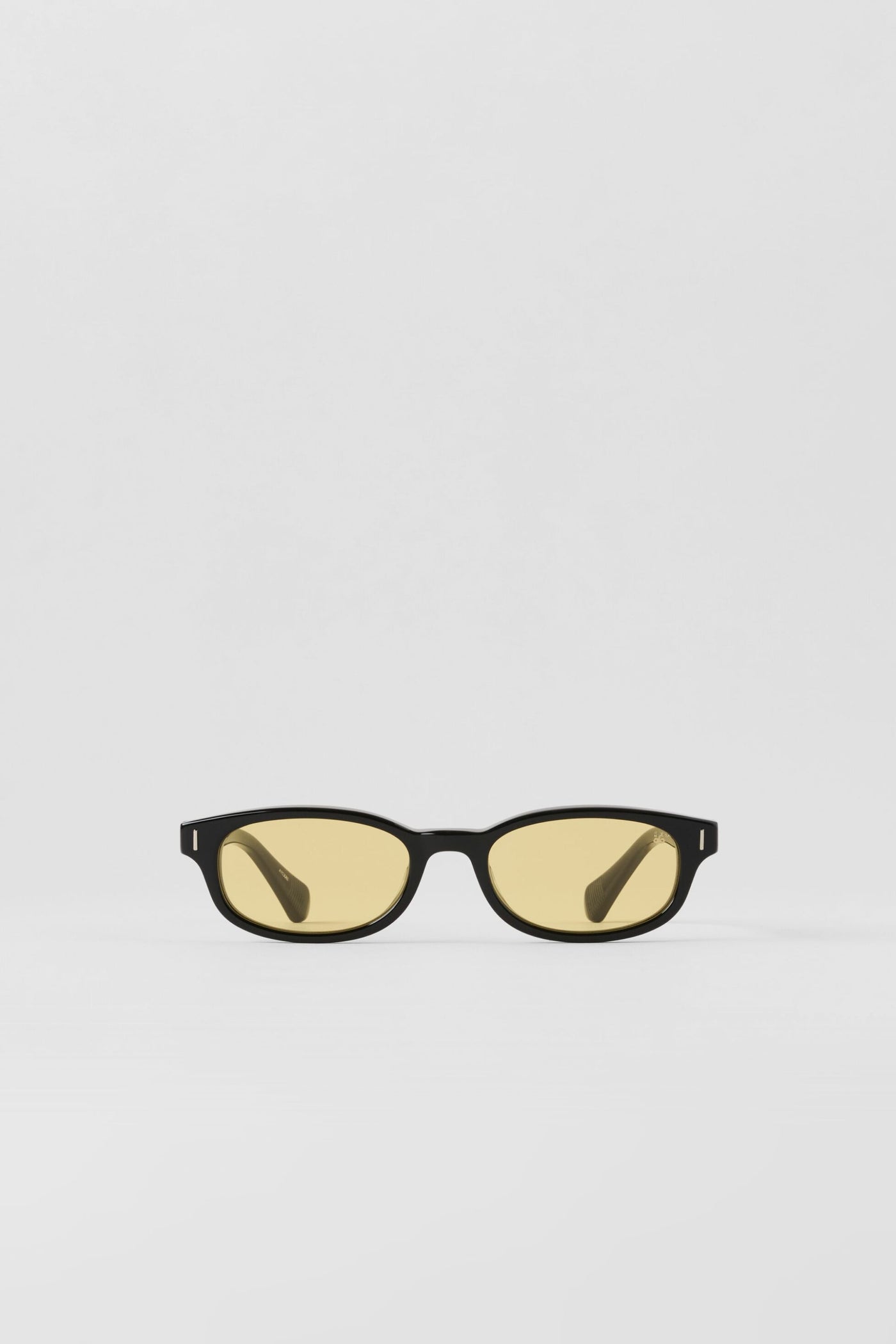 Lunettes De Soleil ALO Skinny Oval - Noir/Jaune