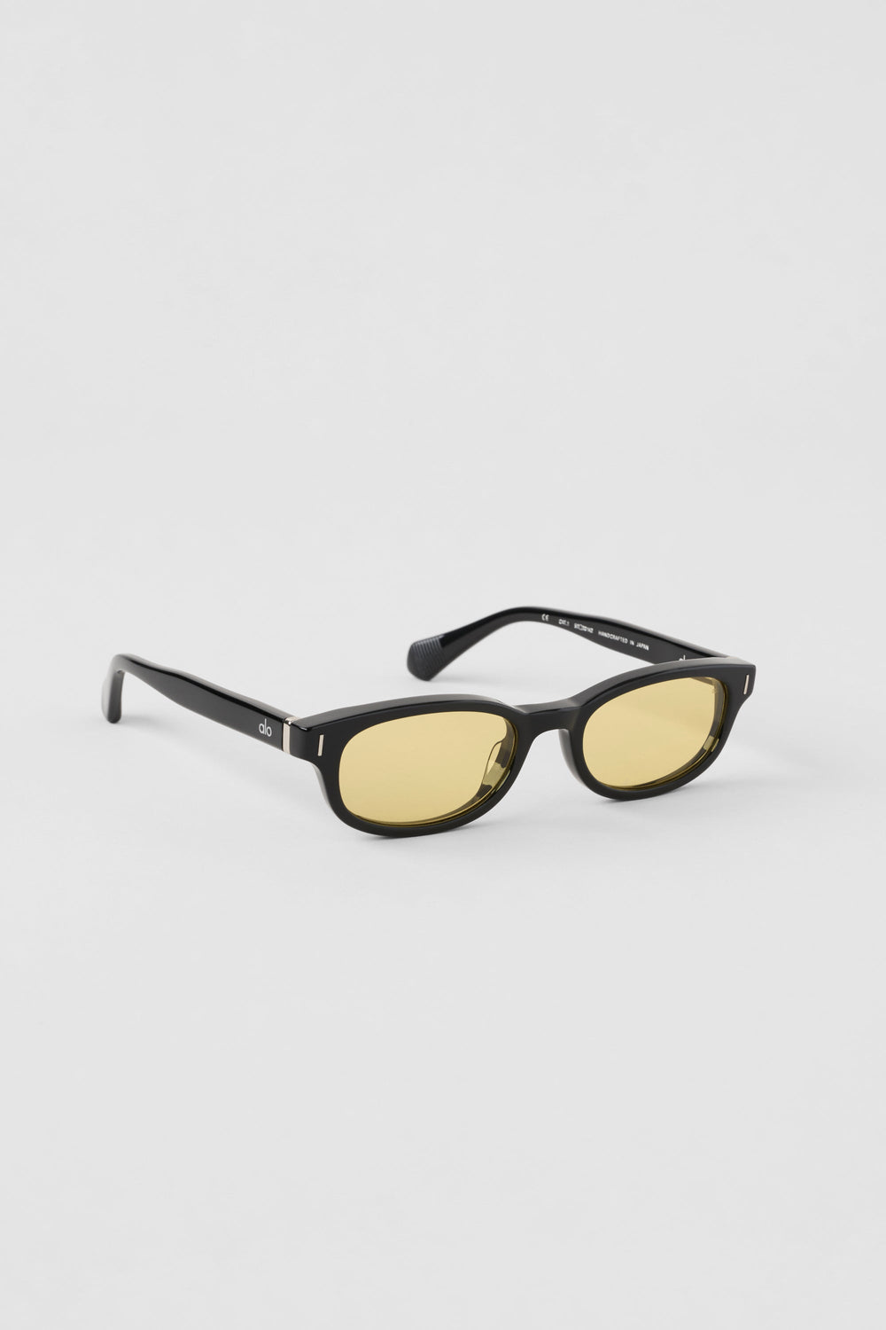 Lunettes De Soleil ALO Skinny Oval - Noir/Jaune
