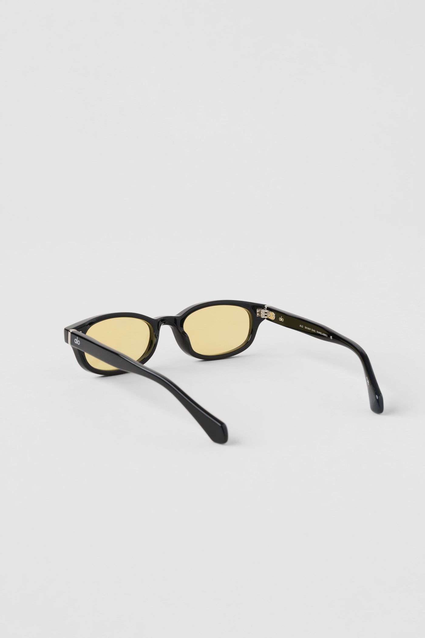 Lunettes De Soleil ALO Skinny Oval - Noir/Jaune