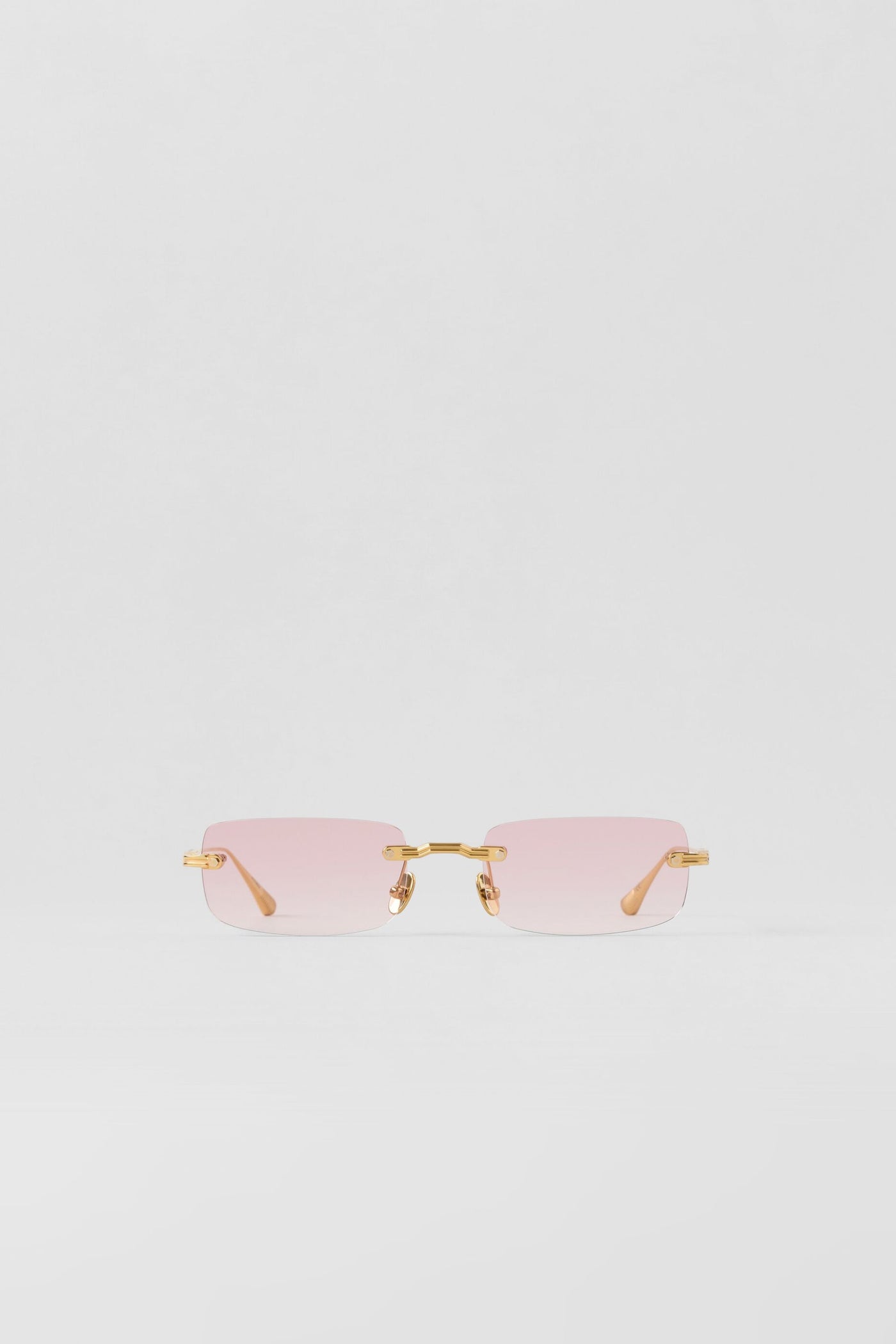 ALO Wire Lunettes de soleil à monture - Dégradé or/rose