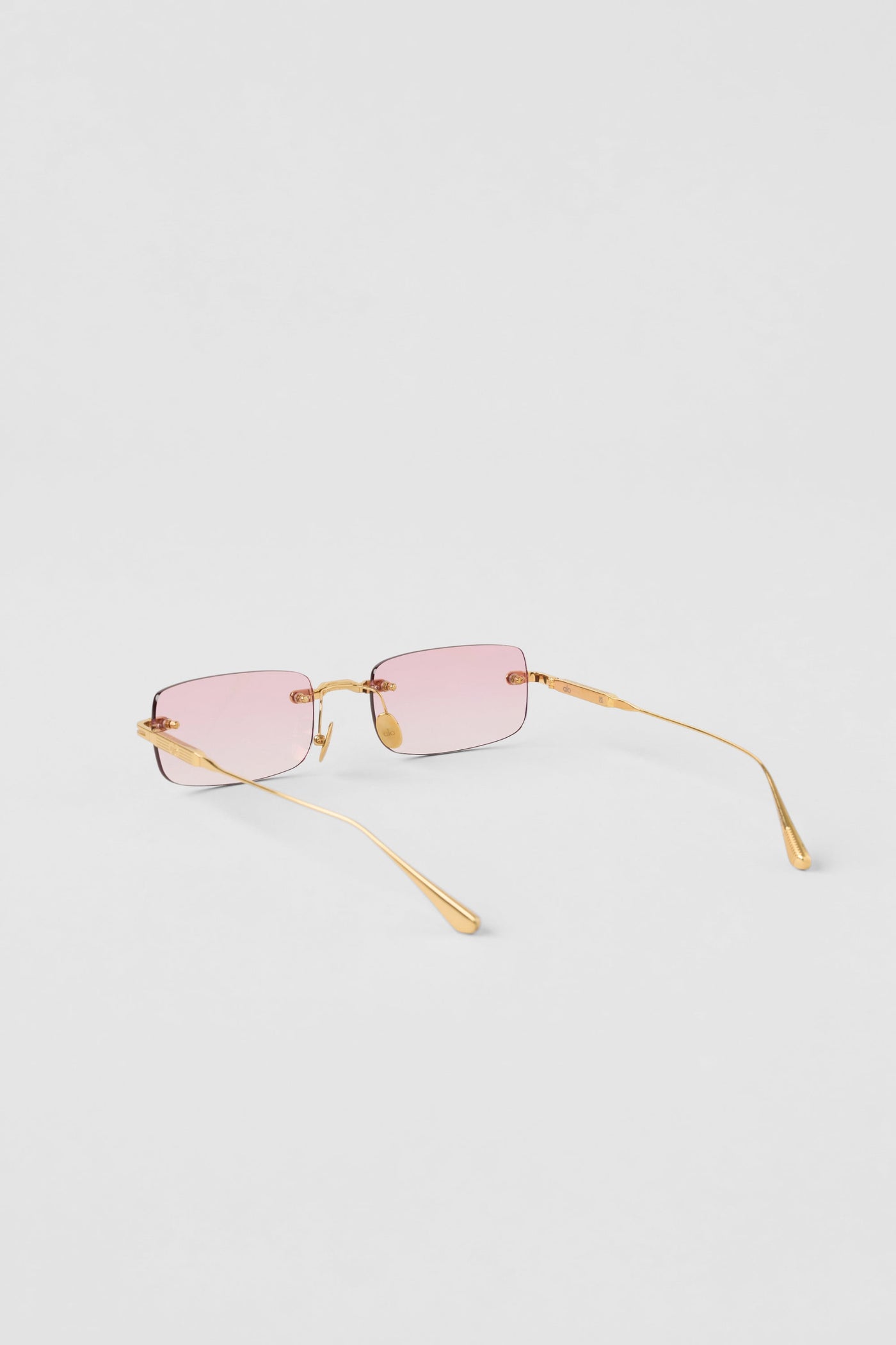 ALO Wire Lunettes de soleil à monture - Dégradé or/rose