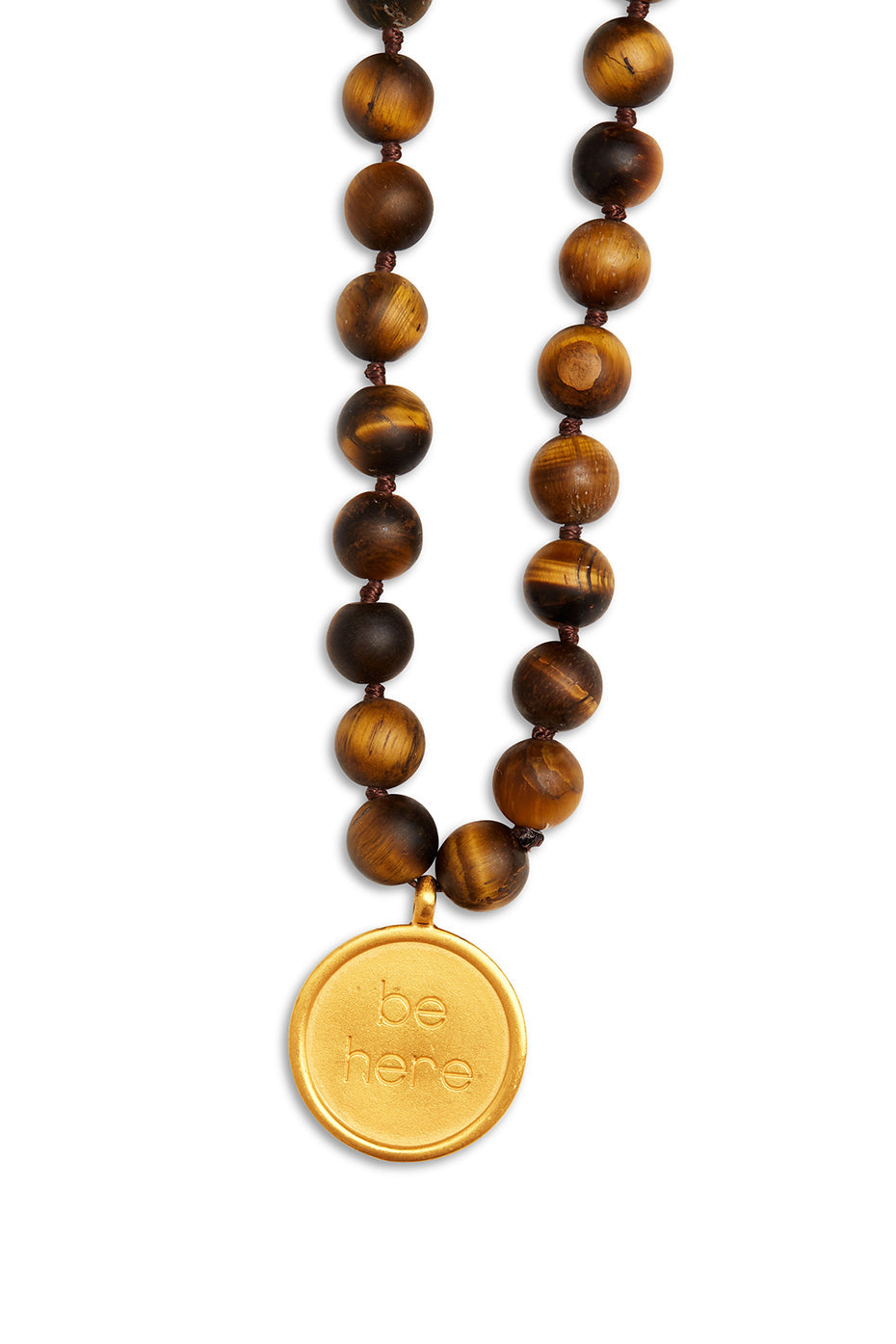 COLLIER MALA EN ŒIL-DE-TIGRE