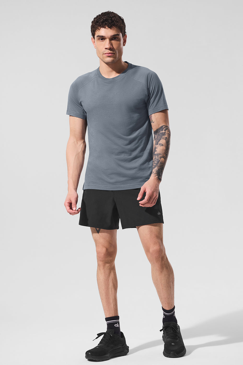 T-Shirt Raglan Triumph - Steel Grey