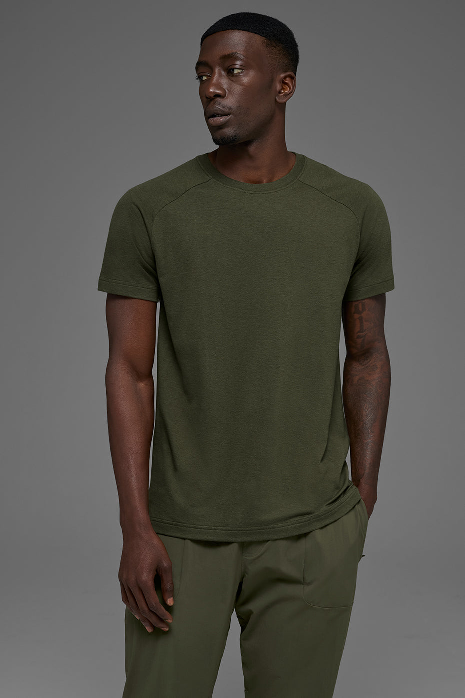 T-Shirt Raglan Triumph - Green Olive