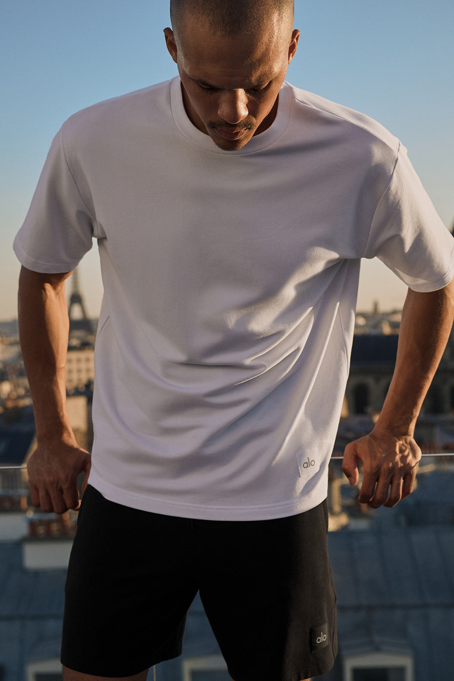 T-Shirt Double Take - Blanc