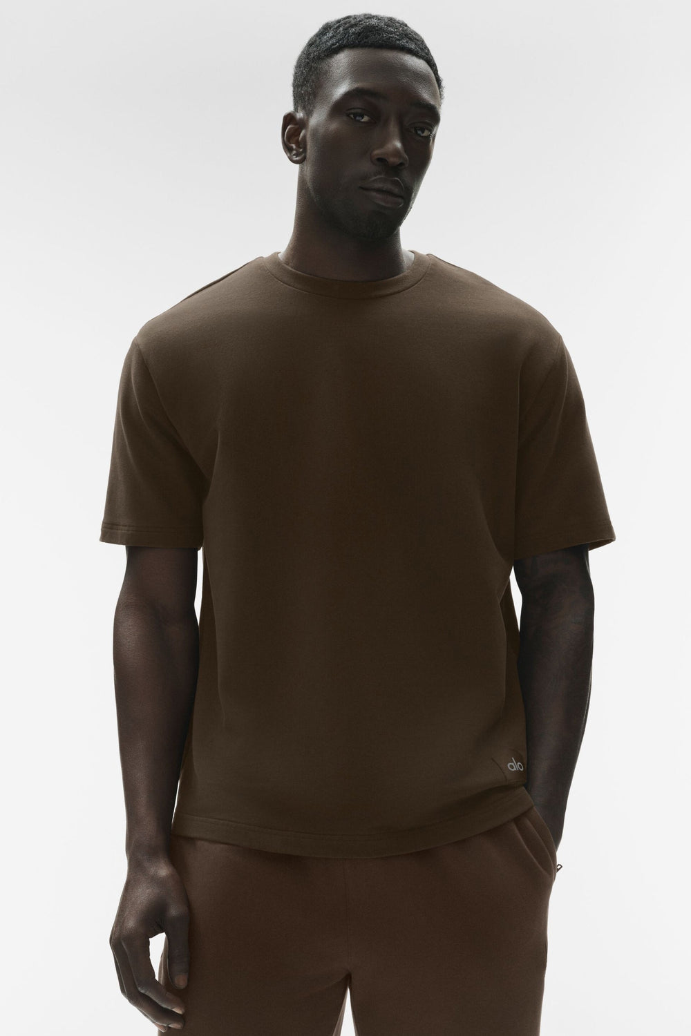 T-Shirt Double Take - Espresso