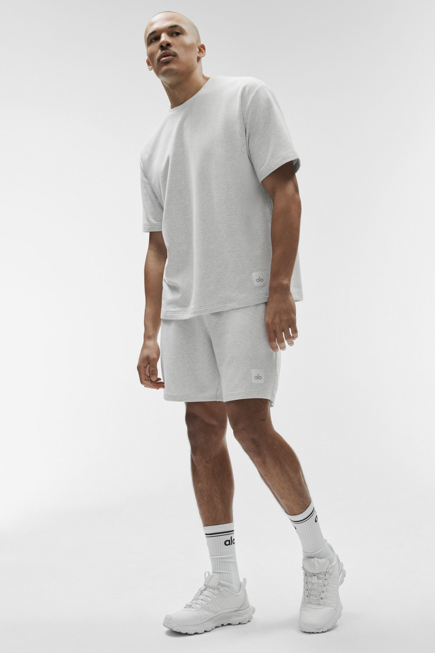 T-Shirt Double Take - White Heather