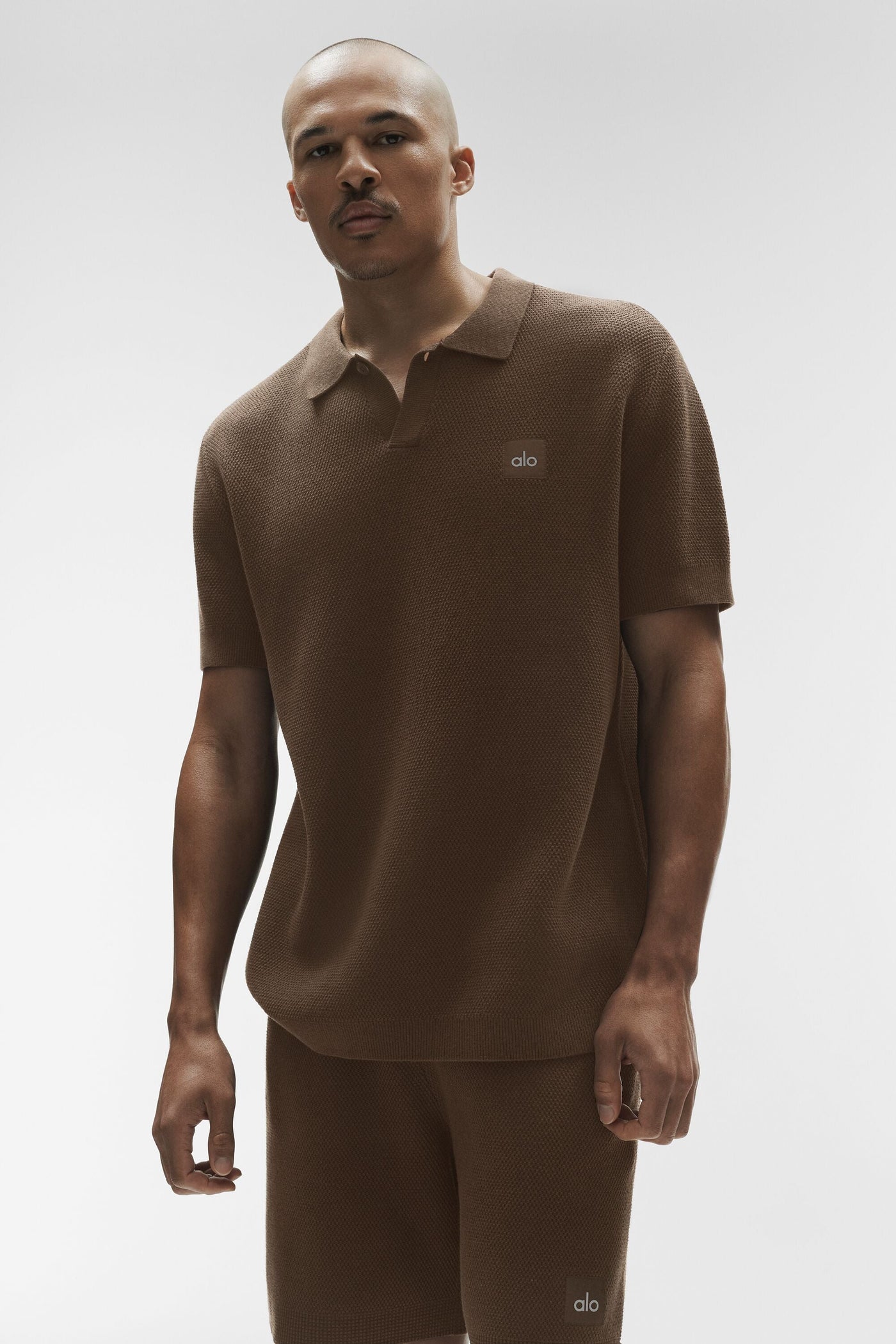 Polo En Maille Sports Club - Espresso