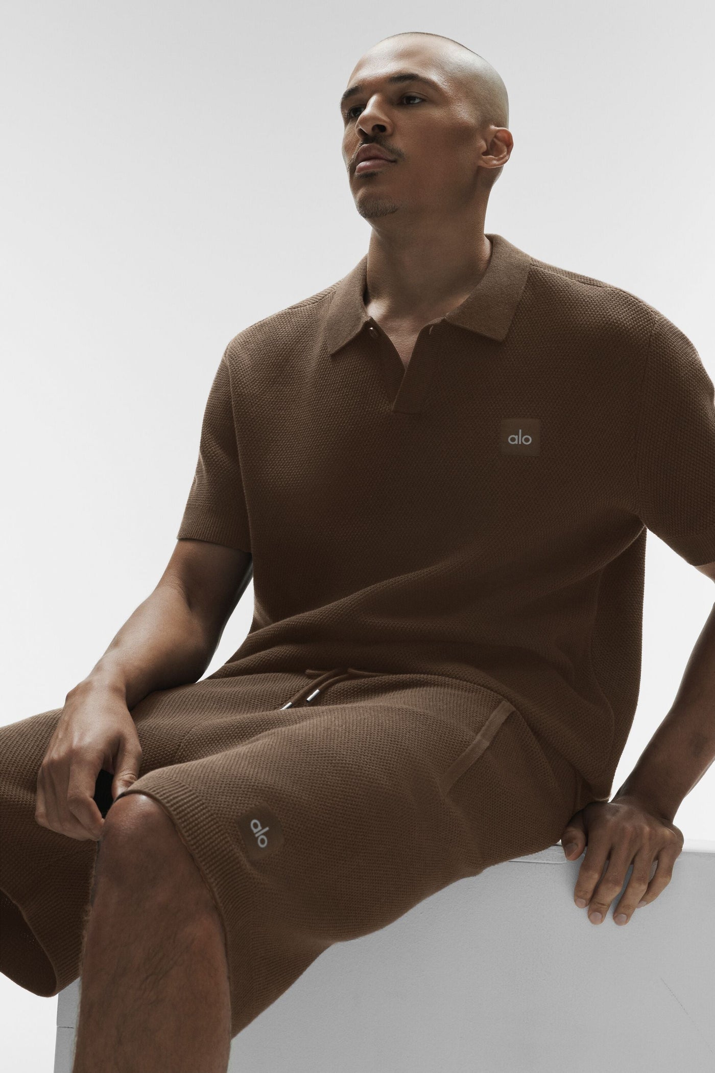 Polo En Maille Sports Club - Espresso