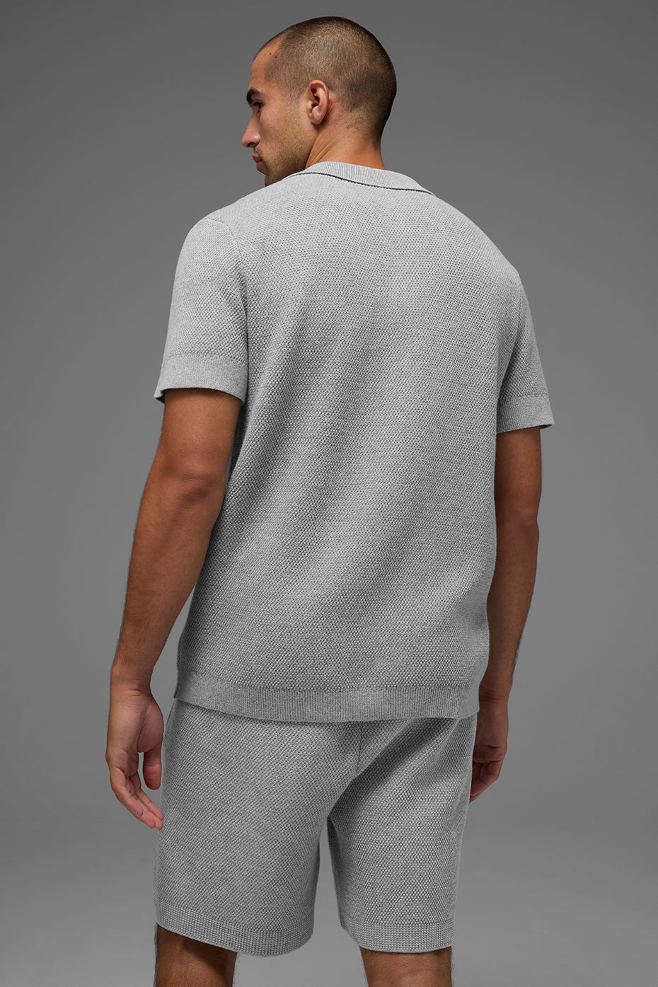 Polo En Maille Sports Club - Athletic Heather Grey