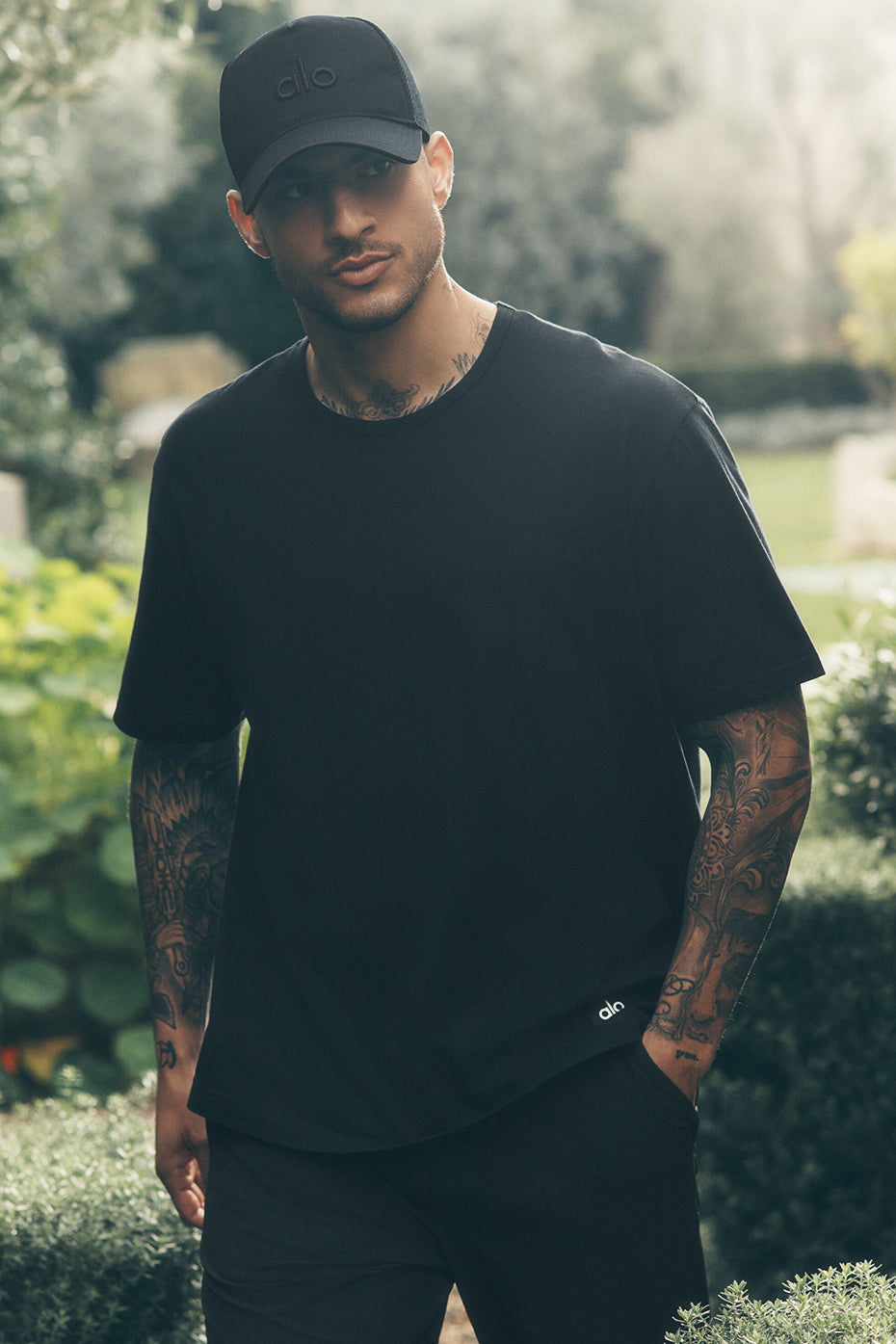 T-Shirt Manches Courtes Street Essential - Noir