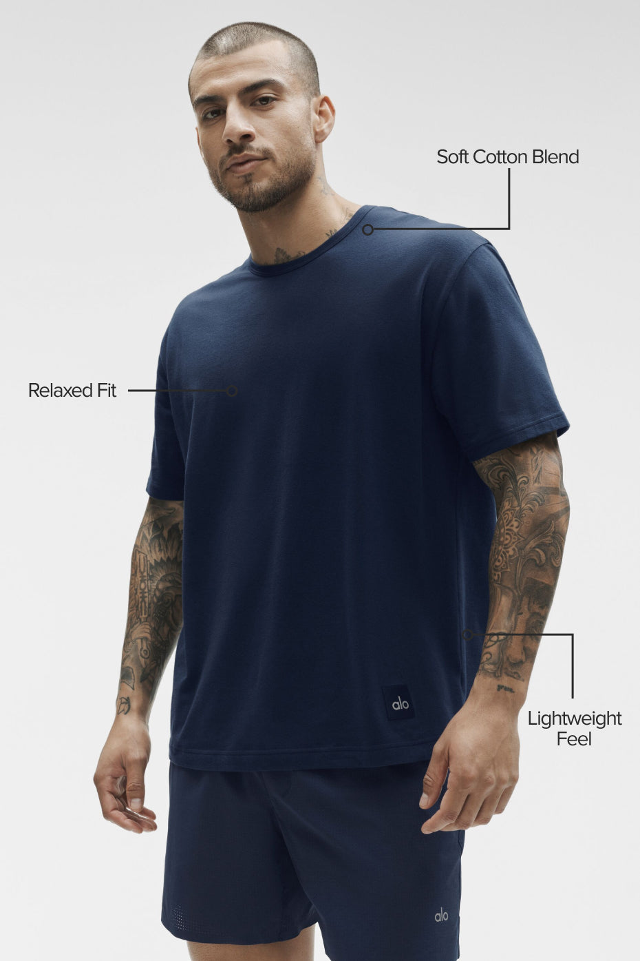 T-Shirt Manches Courtes Street Essential - Navy