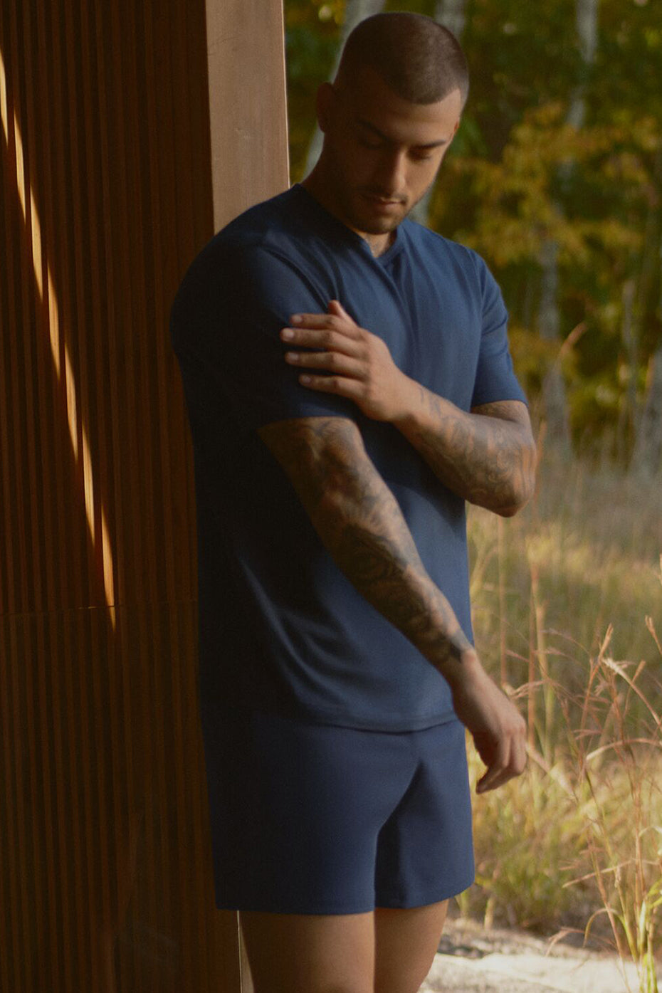 T-Shirt Manches Courtes Street Essential - Navy
