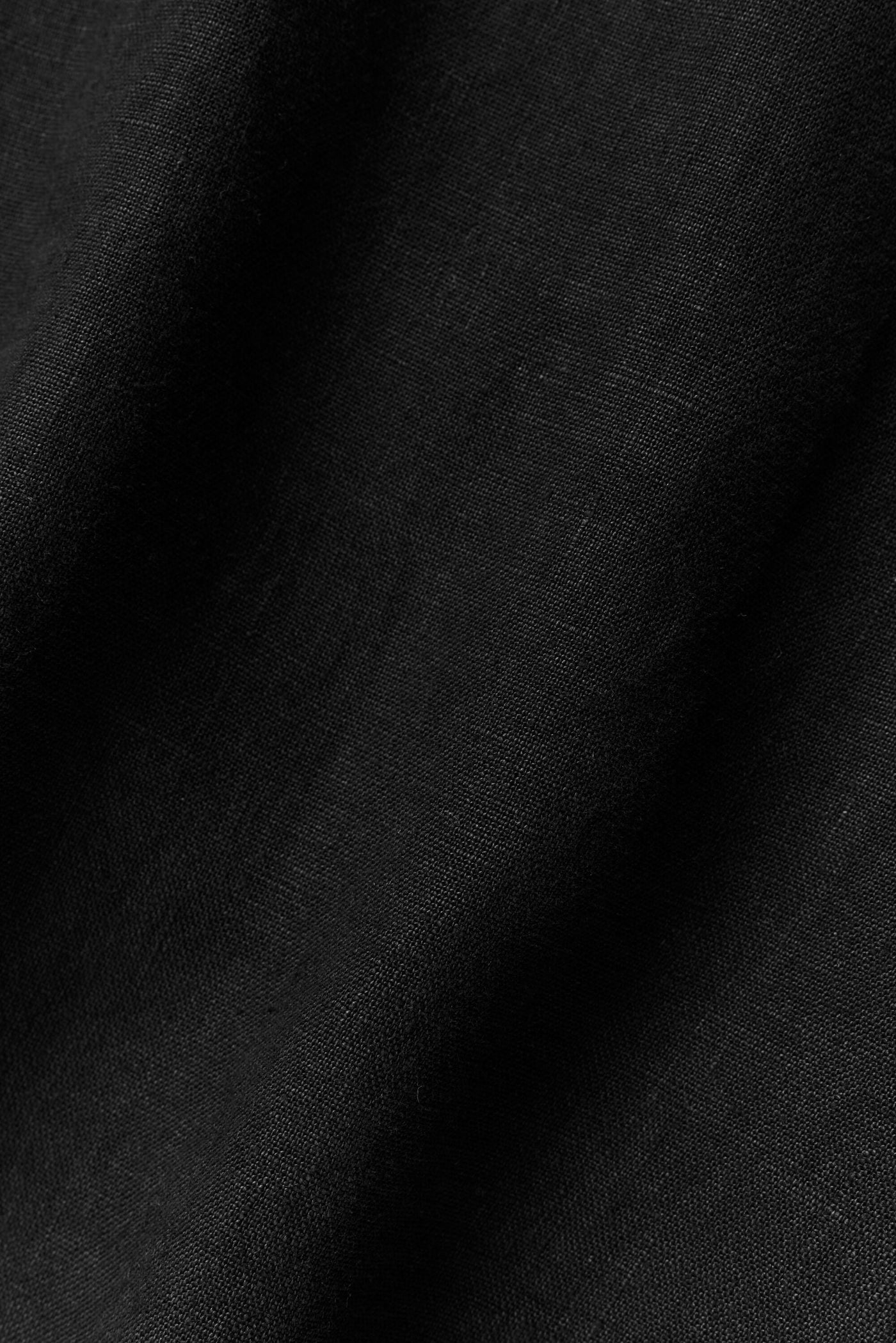 Chemise Manches Courtes Linen Days - Noir