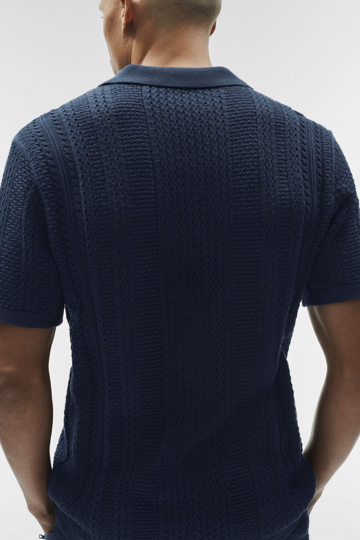Polo Manches Courtes En Maille Coastline - Navy