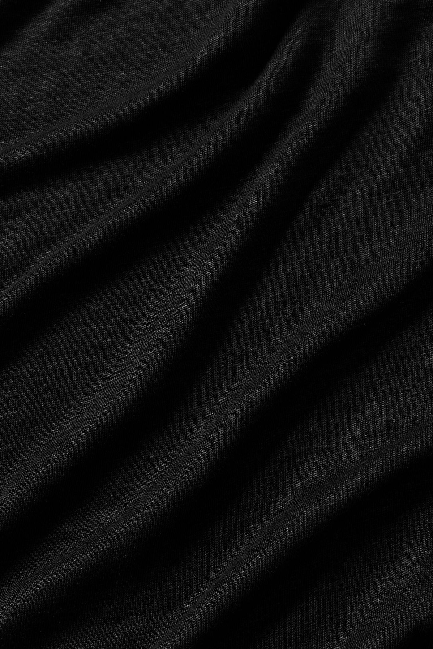Polo Manches Courtes En Jersey De Lin Coastal - Noir