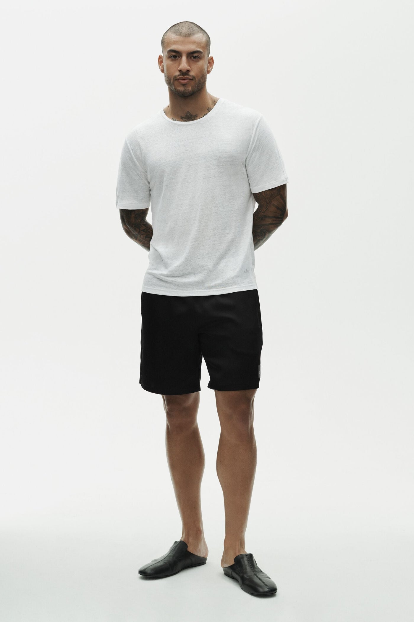 T-Shirt Manches Courtes En Jersey De Lin Coastal - Blanc