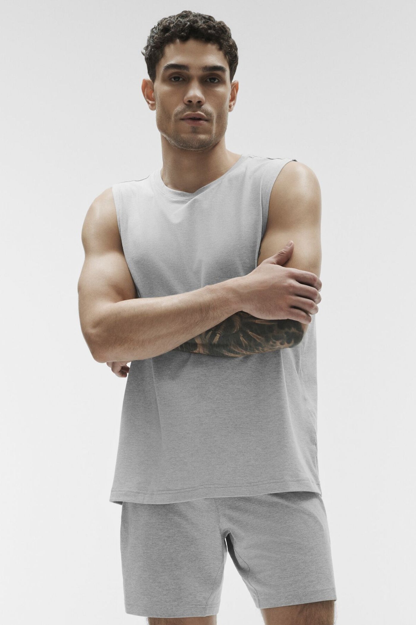 Débardeur Conquer Muscle - Athletic Heather Grey