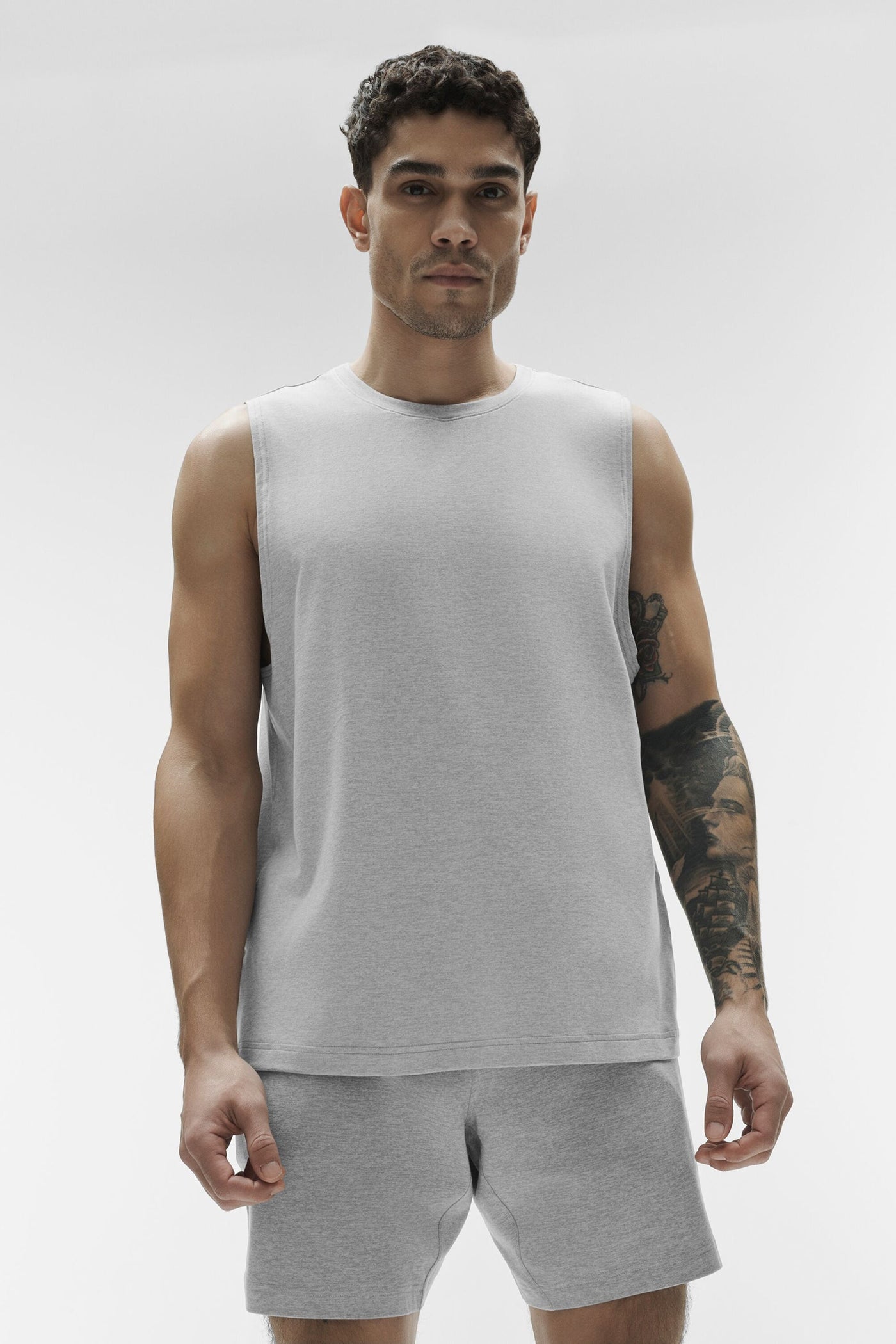 Débardeur Conquer Muscle - Athletic Heather Grey