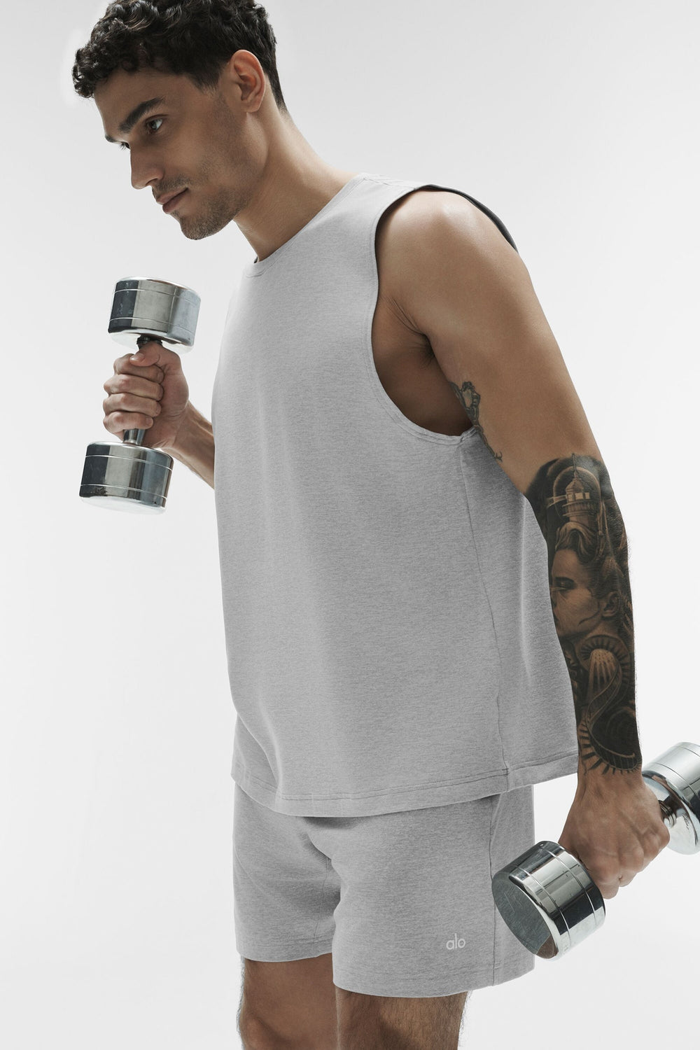 Débardeur Conquer Muscle - Athletic Heather Grey