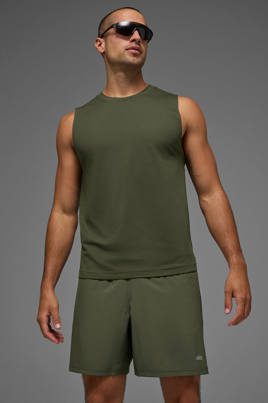 Débardeur Conquer Muscle - Green Olive
