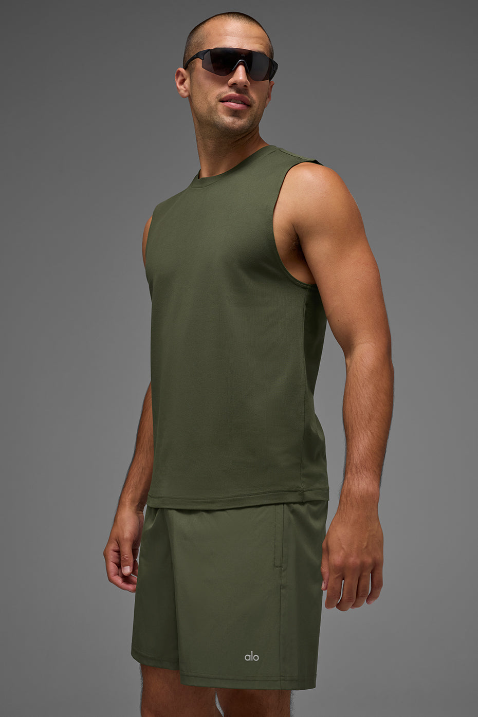 Débardeur Conquer Muscle - Green Olive