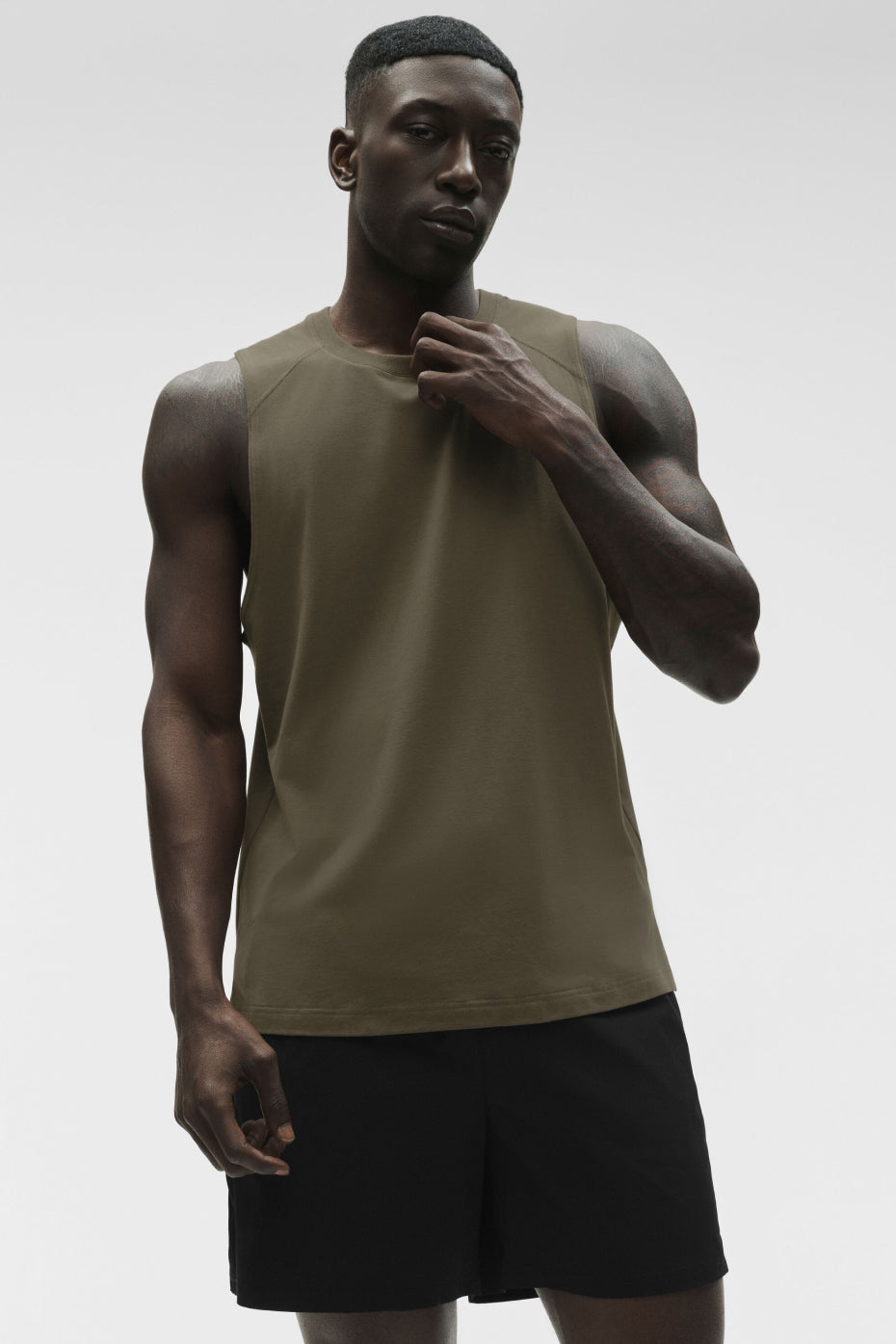 Débardeur ALO Vapor Muscle - Olive Tree