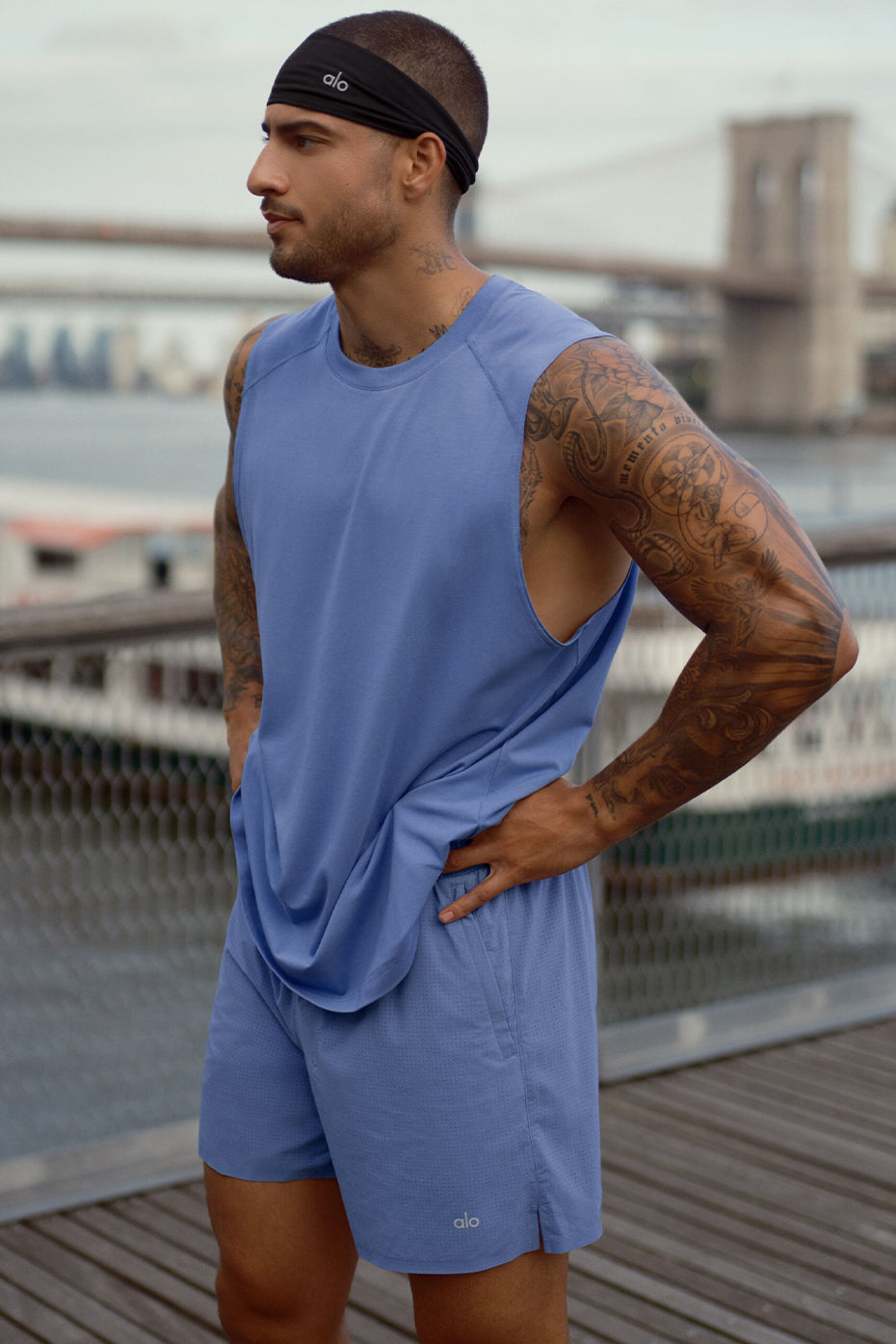 Débardeur ALO Vapor - Provence Blue