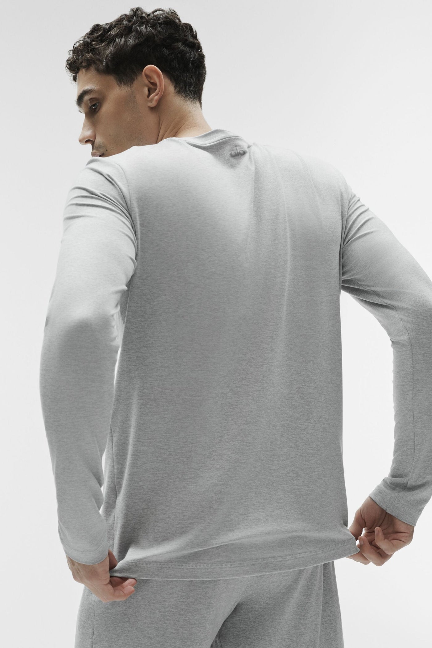 Haut Manches Longues À Col Ras-Du-Cou Conquer Reform - Athletic Heather Grey