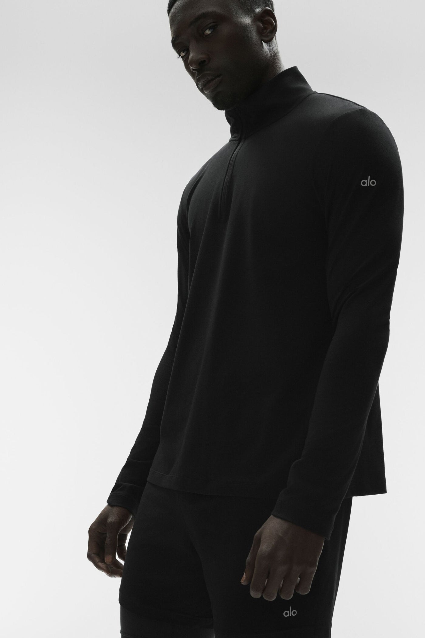 Conquer Manches longues 1/4 Zip Reform - Noir