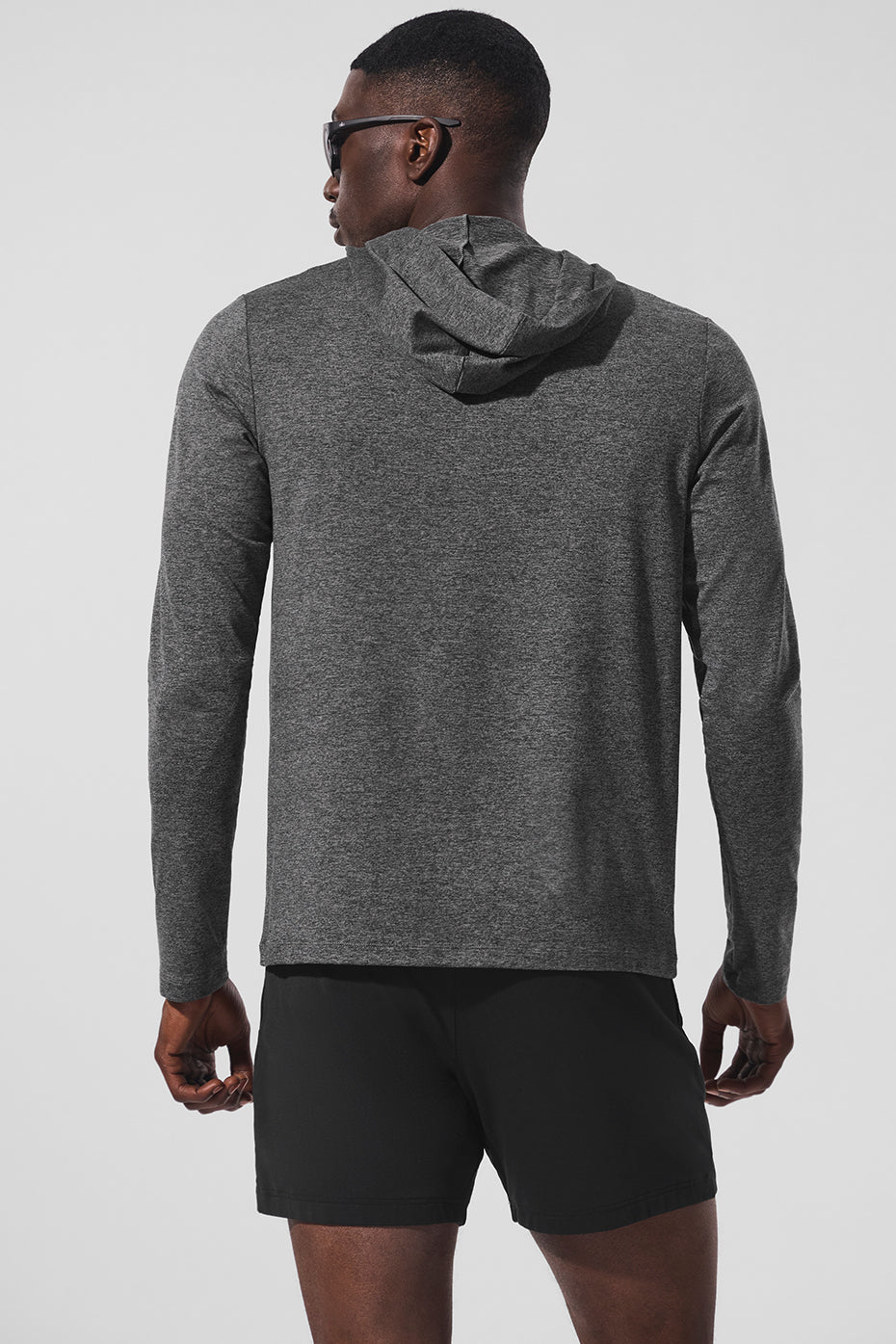 Haut Manches Longues À Capuche Conquer Reform - Dark Heather Grey