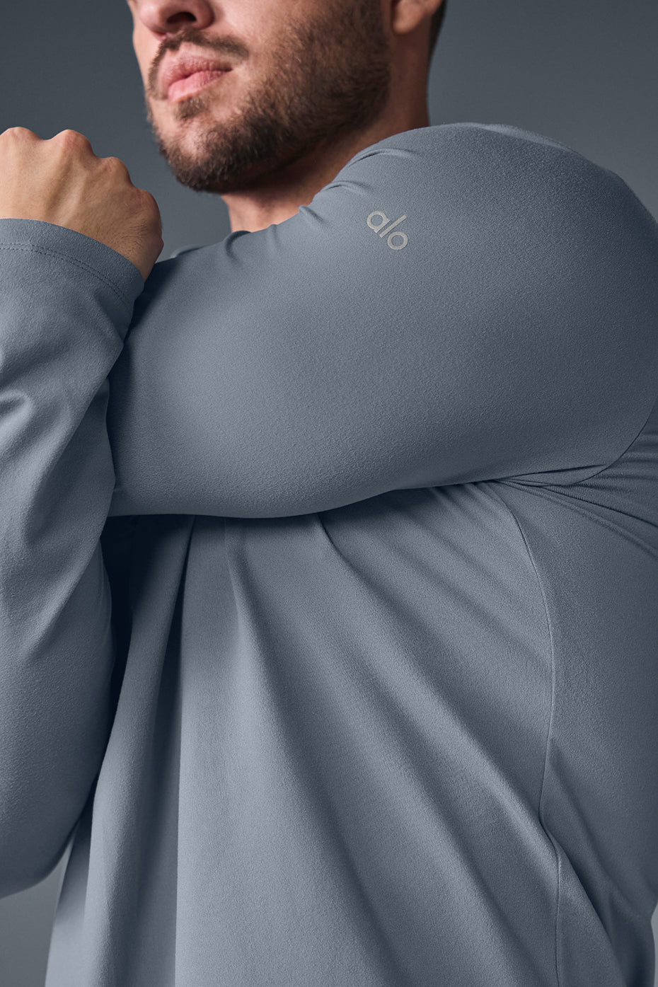 Haut Manches Longues À Capuche Conquer Reform - Steel Grey