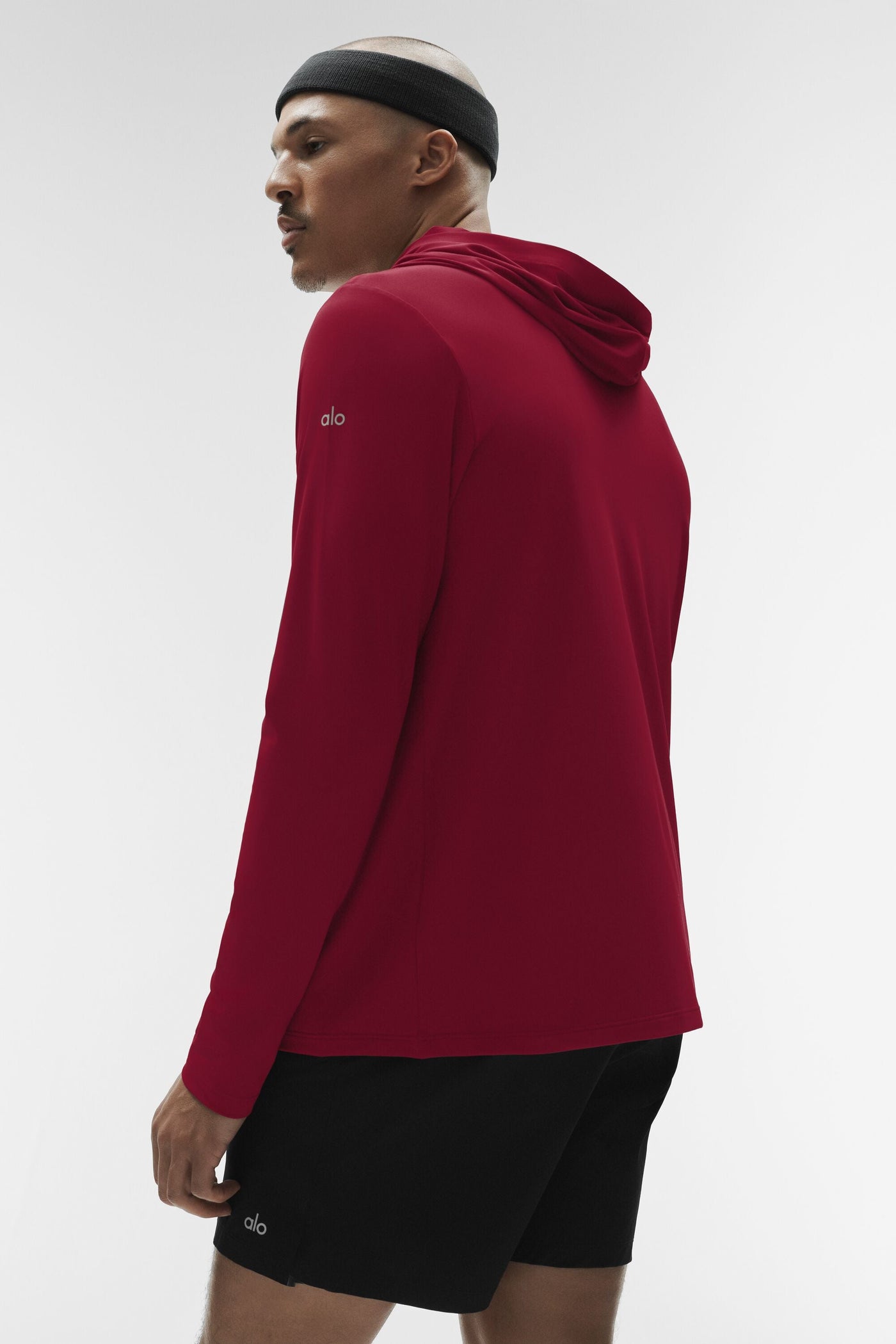 Haut Manches Longues À Capuche Conquer Reform - Garnet