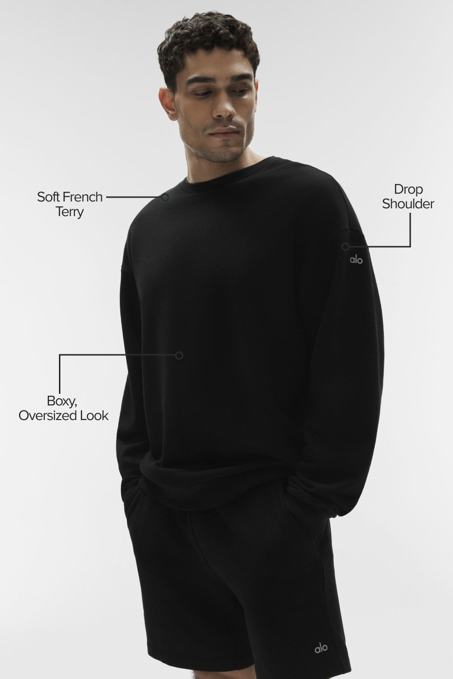 Pull Col Ras-Du-Cou Chill - Noir