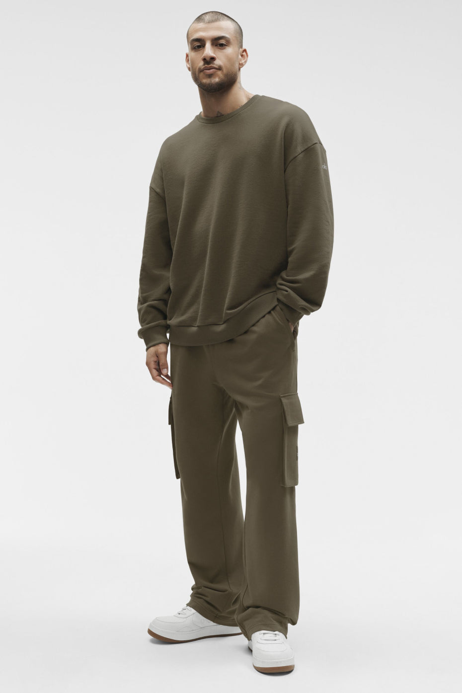 Pull Col Ras-Du-Cou Chill - Olive Tree