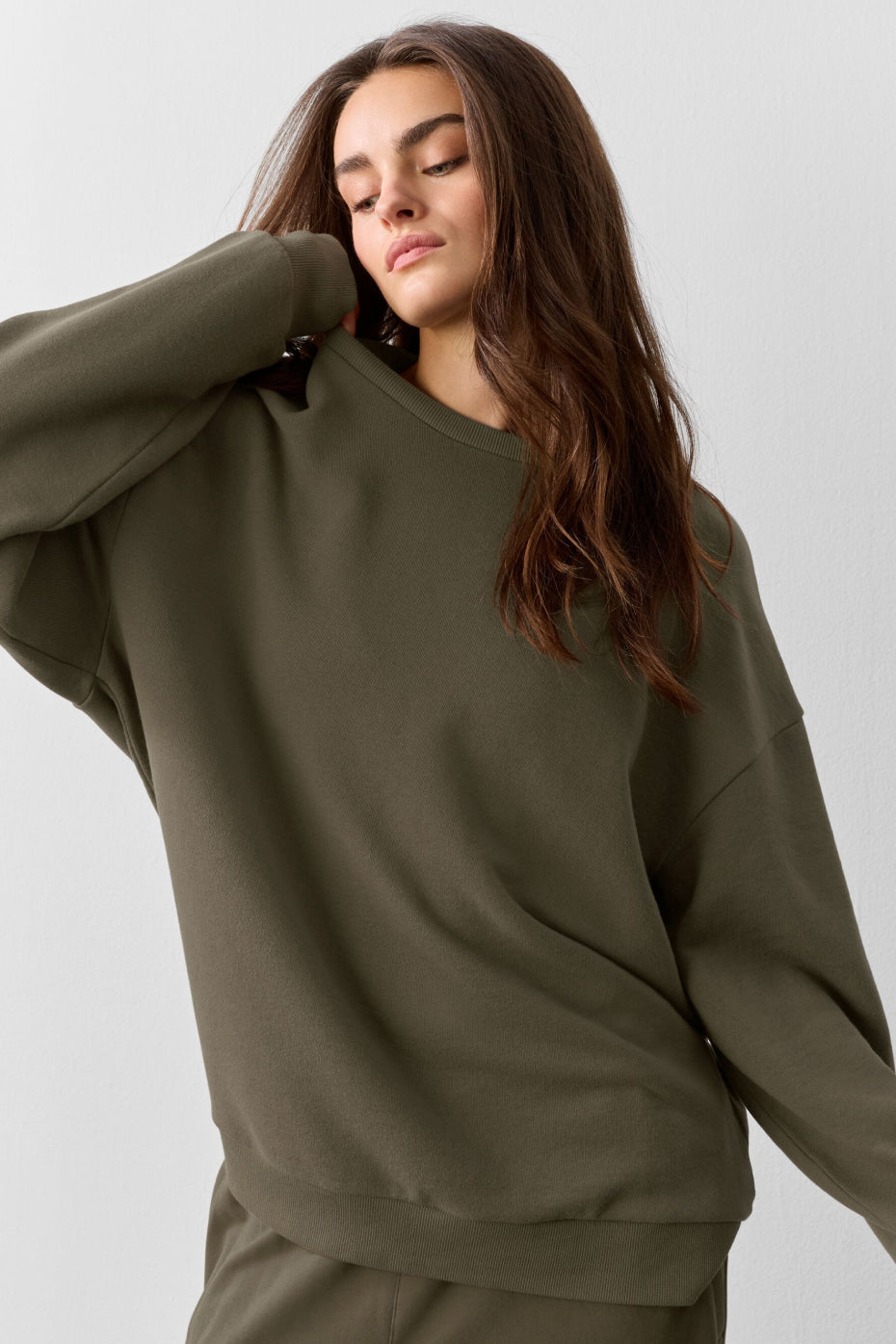 Pull Col Ras-Du-Cou Chill - Olive Tree