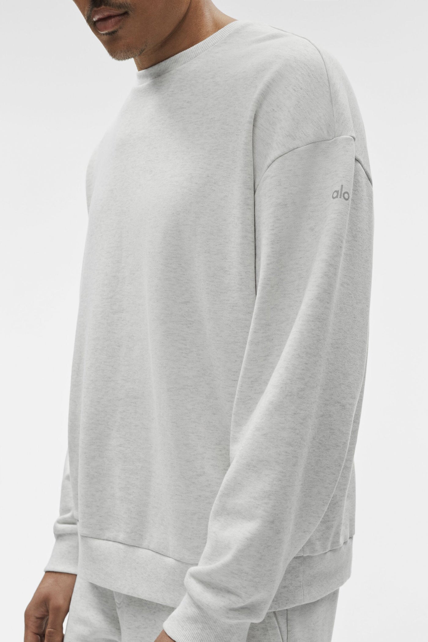 Pull Col Ras-Du-Cou Chill - White Heather