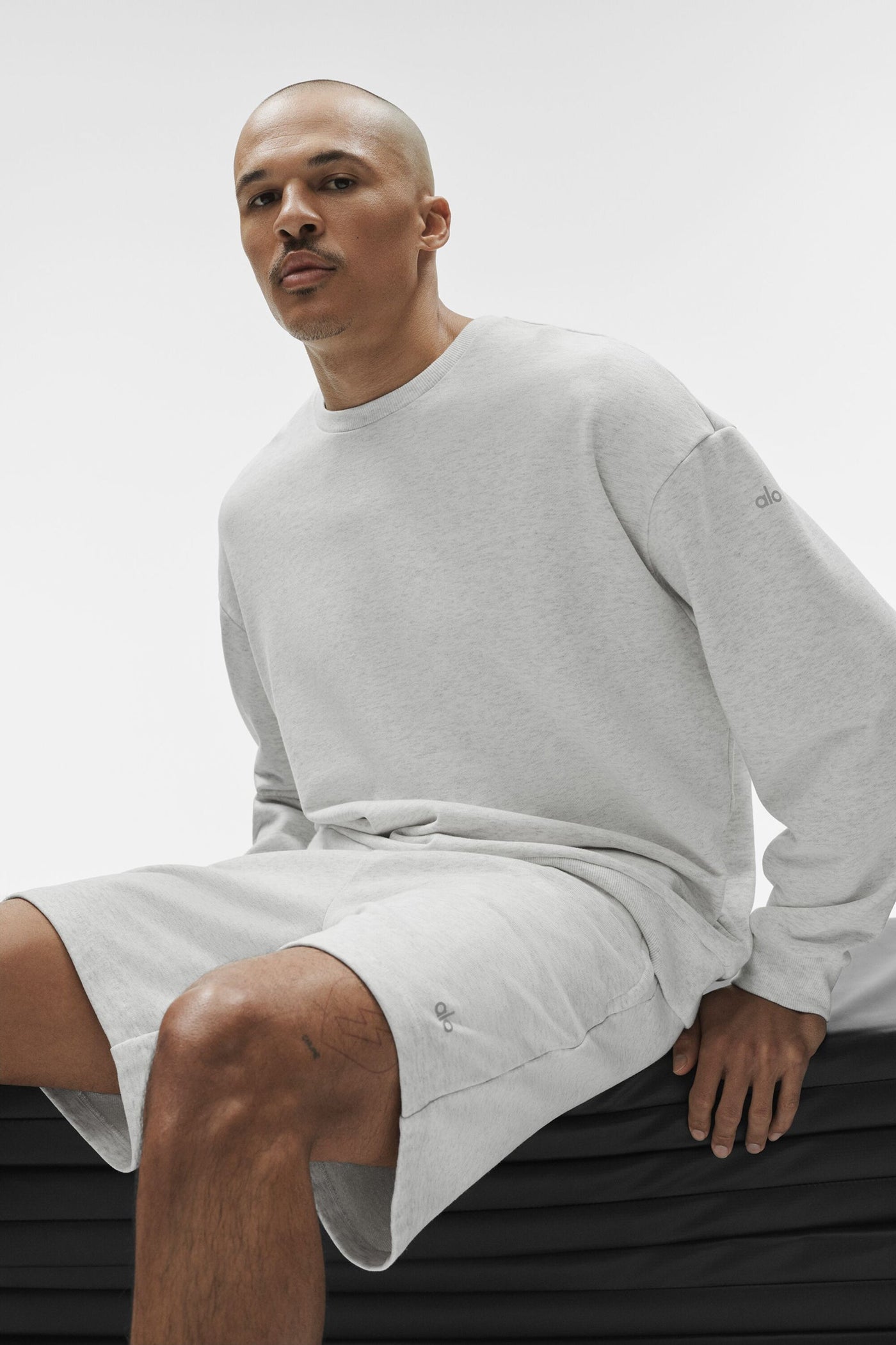 Pull Col Ras-Du-Cou Chill - White Heather