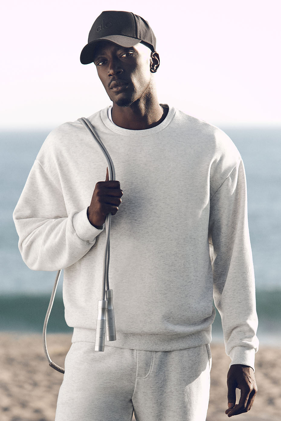 Pull Col Ras-Du-Cou Chill - White Heather
