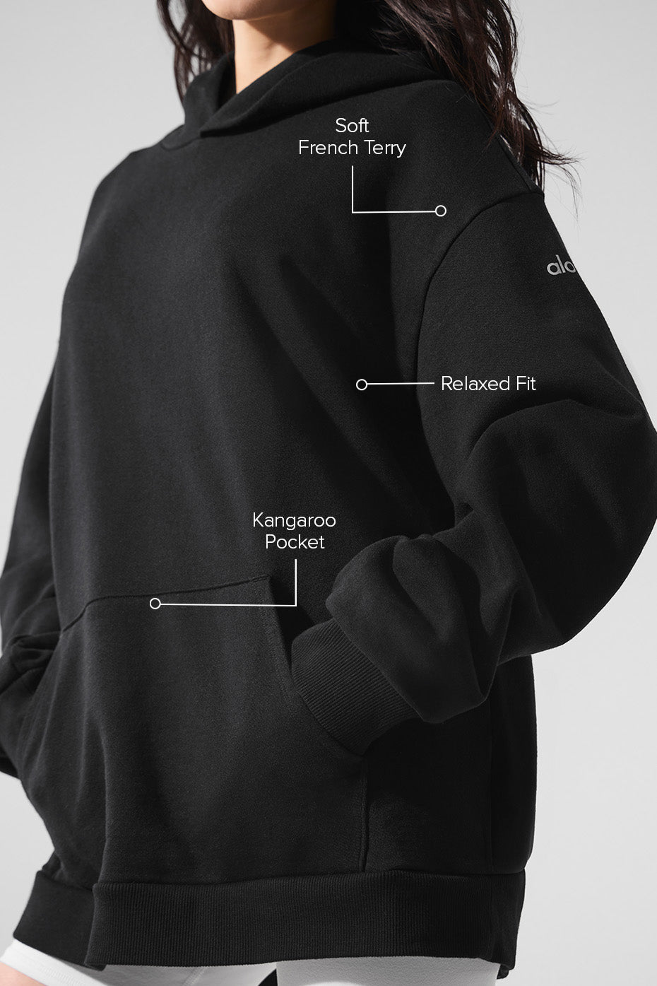 Sweat À Capuche Chill - Noir