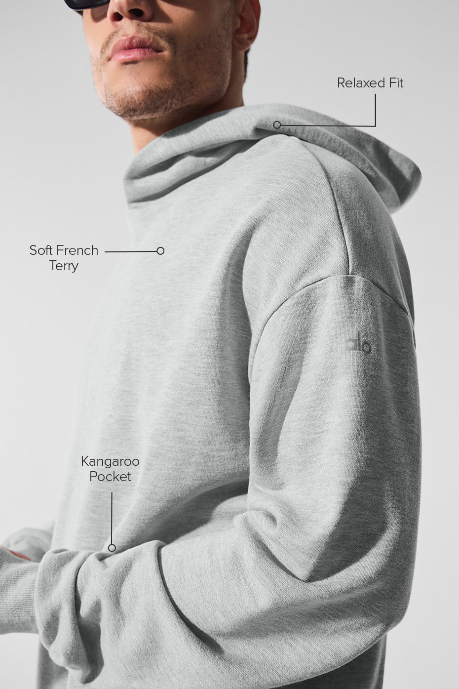 Sweat À Capuche Chill - Athletic Heather Grey