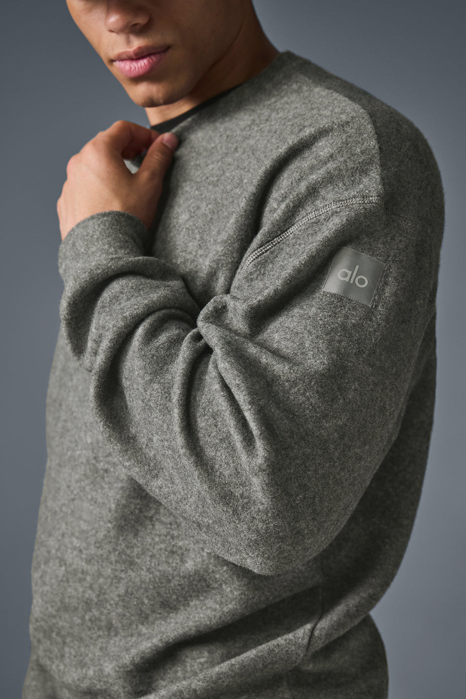 Sweat-Shirt Col Ras-Du-Cou Triumph Restore - Grey Triblend