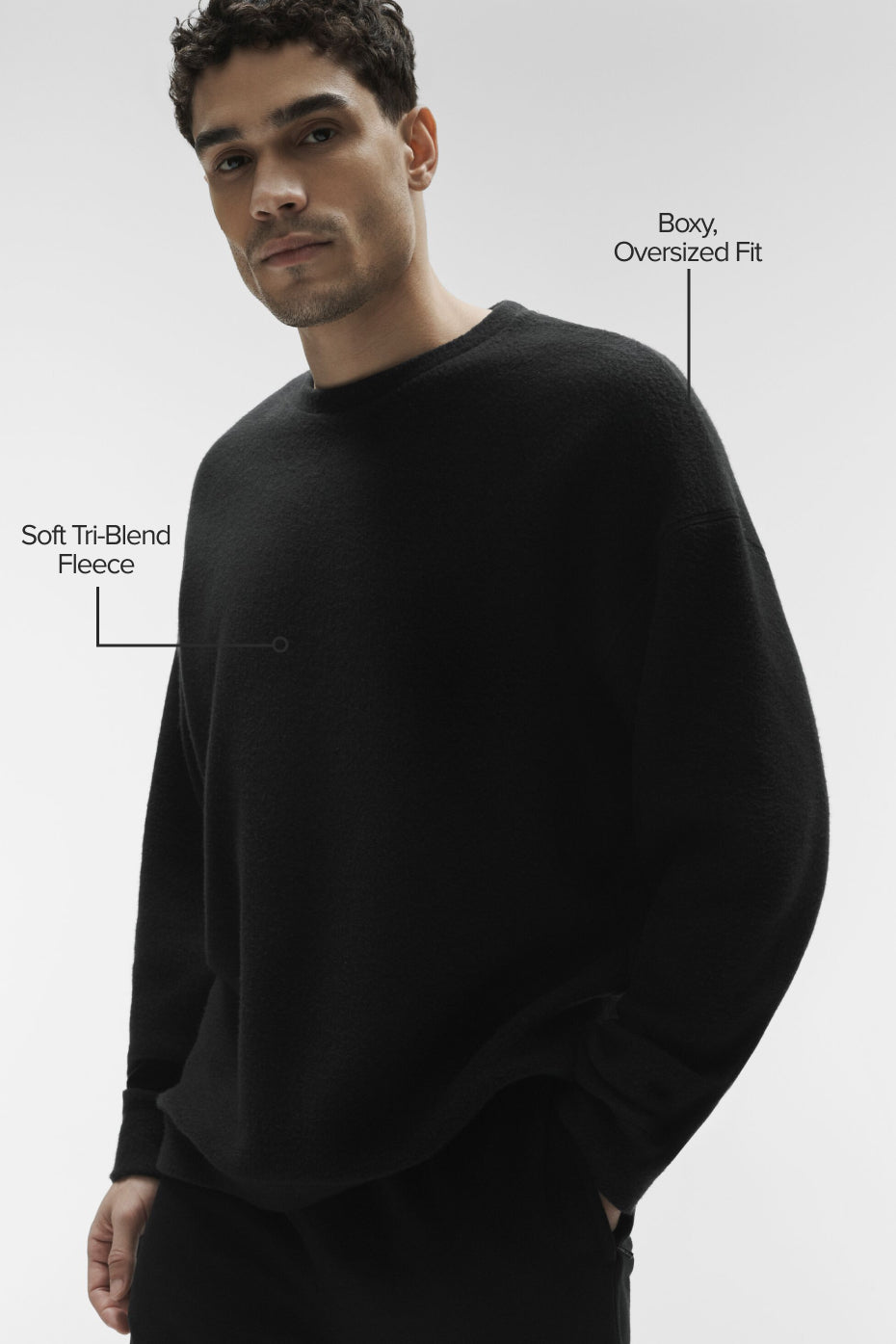 Sweat-Shirt Col Ras-Du-Cou Triumph Restore - Noir