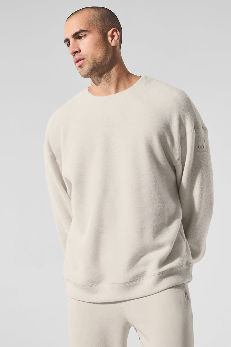 Sweat-Shirt Col Ras-Du-Cou Triumph Restore - Bone