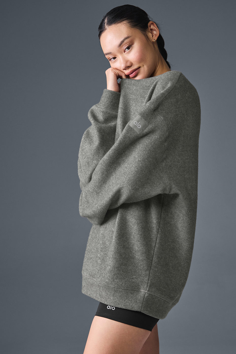 Sweat-Shirt Col Ras-Du-Cou Triumph Restore - Grey Triblend