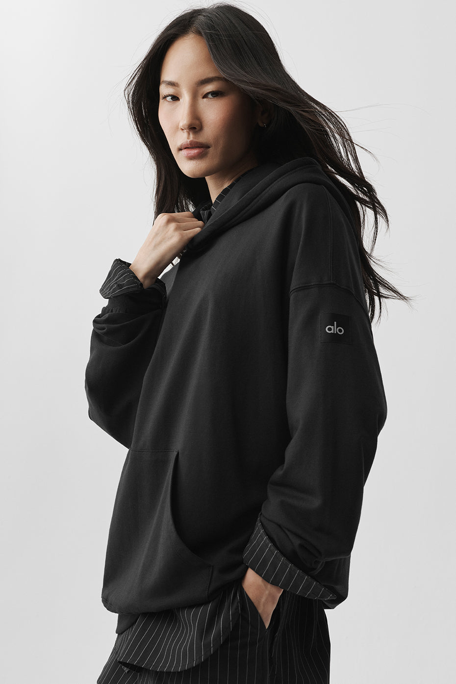 Sweat À Capuche Double Take - Noir