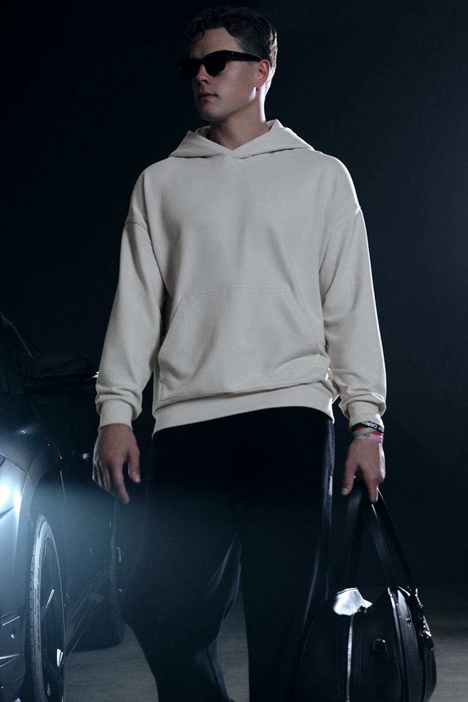 Sweat À Capuche Double Take - Bone