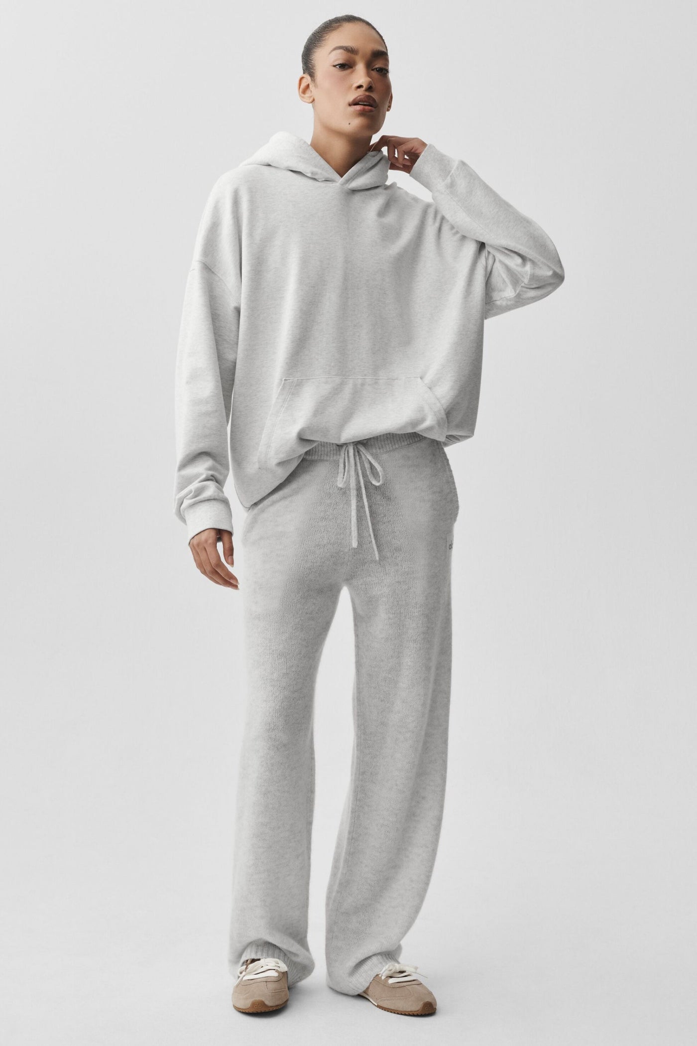 Sweat À Capuche Double Take - White Heather