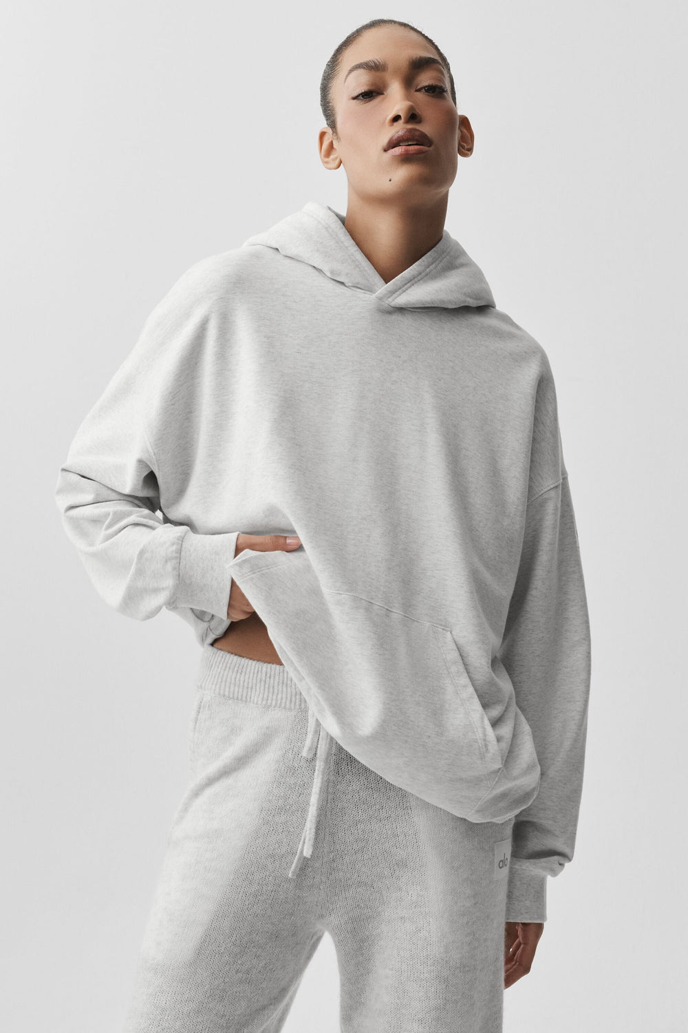 Sweat À Capuche Double Take - White Heather